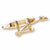 Outrigger Canoe charm in Yellow Gold Plated hide-image