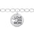 Love You More Charm and Bracelet Set in Sterling Silver