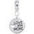 Love You More Charm Dangle Bead In Sterling Silver