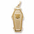 Coffin Charm in 10k Yellow Gold hide-image