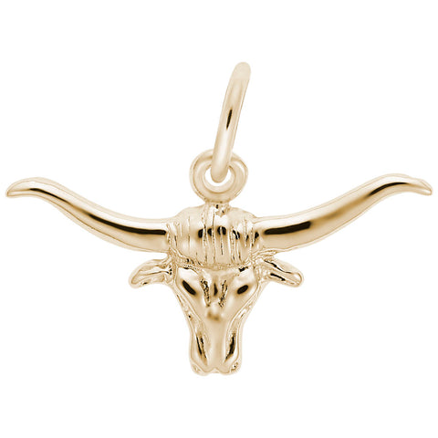 Steer Charm in Yellow Gold Plated