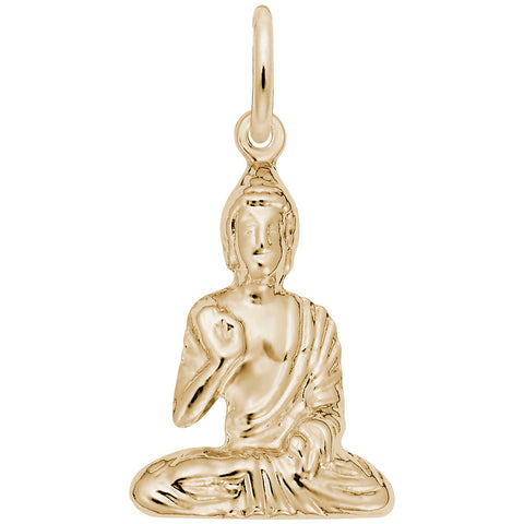 Buddha Charm In Yellow Gold