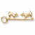 Cat And Dog charm in Yellow Gold Plated hide-image