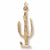 Cactus Charm in 10k Yellow Gold hide-image