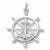Ship Wheel charm in Sterling Silver hide-image