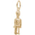 Guard Charm in Yellow Gold Plated