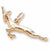 Antelope charm in Yellow Gold Plated hide-image