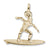 Surfer charm in Yellow Gold Plated hide-image