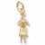 Nurse charm in Yellow Gold Plated hide-image
