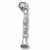 Clarinet charm in Sterling Silver hide-image