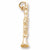 Clarinet charm in Yellow Gold Plated hide-image