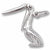 Pelican charm in 14K White Gold hide-image