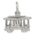 8256-Cable Car charm in 14K White Gold hide-image