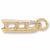 Sled charm in Yellow Gold Plated hide-image
