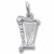 Harp charm in Sterling Silver hide-image