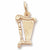 Harp charm in Yellow Gold Plated hide-image