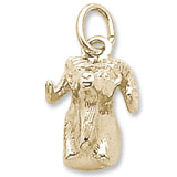 Sheep Head charm in Yellow Gold Plated hide-image
