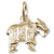 Goat charm in Yellow Gold Plated hide-image