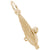 Corn Charm in Yellow Gold Plated