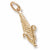 Corn charm in Yellow Gold Plated hide-image