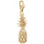 Pineapple Charm In Yellow Gold