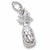 Pineapple charm in 14K White Gold hide-image
