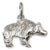 Grizzly Bear charm in 14K White Gold hide-image