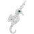 Seahorse Charm In 14K White Gold