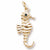 Seahorse Charm in 10k Yellow Gold hide-image