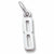 Number 8 charm in 14K White Gold hide-image