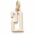 Number 21 charm in Yellow Gold Plated hide-image