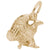 Eagle Charm in Yellow Gold Plated