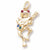 Frog Charm in 10k Yellow Gold hide-image
