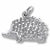 Porcupine charm in Sterling Silver hide-image