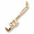 Wrench charm in Yellow Gold Plated hide-image