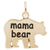 Mama Bear Charm in Yellow Gold Plated