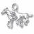 Horseandcolt charm in 14K White Gold hide-image