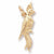 Cockatoo Charm in 10k Yellow Gold hide-image