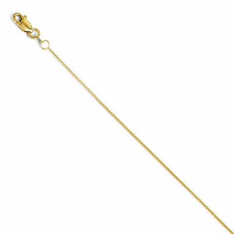 14K Yellow Gold Baby Wheat Chain Bracelet