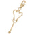 Stethoscope Charm in Yellow Gold Plated