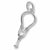 Stethoscope charm in Sterling Silver hide-image