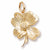 Dogwood charm in Yellow Gold Plated hide-image
