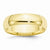 10k Yellow Gold 6mm Lightweight Comfort Fit Wedding Band