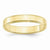 10k Yellow Gold 4mm Flat with Step Edge Wedding Band