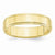 10k Yellow Gold 5mm Flat with Step Edge Wedding Band