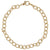Twisted Link Classic Charm Bracelet in Gold Plated