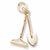 Rake and Shovel Charm in 10k Yellow Gold hide-image