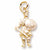Scott Warrior charm in Yellow Gold Plated hide-image