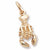 Lobster charm in Yellow Gold Plated hide-image