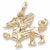 Griffin Charm in 10k Yellow Gold hide-image